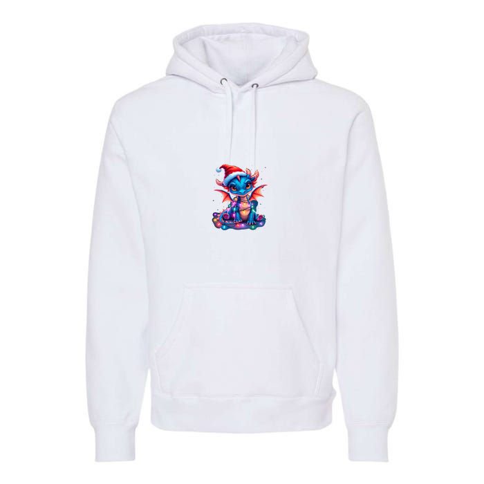 Cute Christmas Dragon Premium Hoodie