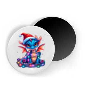 Cute Christmas Dragon Magnet