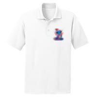 Cute Christmas Dragon PosiCharge RacerMesh Polo