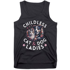 Childless Cat & Dog Ladies Voting For Kamala President 2024 Tank Top