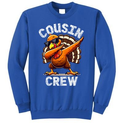 Cousin Crew Dabbing Turkey Thanksgiving Celebration Cute Gift Sweatshirt