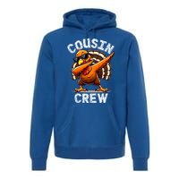 Cousin Crew Dabbing Turkey Thanksgiving Celebration Cute Gift Premium Hoodie