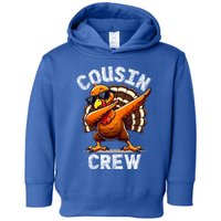 Cousin Crew Dabbing Turkey Thanksgiving Celebration Cute Gift Toddler Hoodie