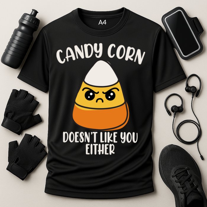 Candy Corn Doesnt Like You Either Funny Halloween Performance Shirt