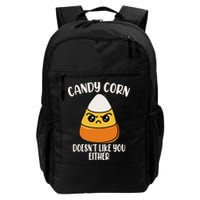 Candy Corn Doesnt Like You Either Funny Halloween Backpack