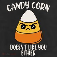 Candy Corn Doesnt Like You Either Funny Halloween 25L Jumbo Tote