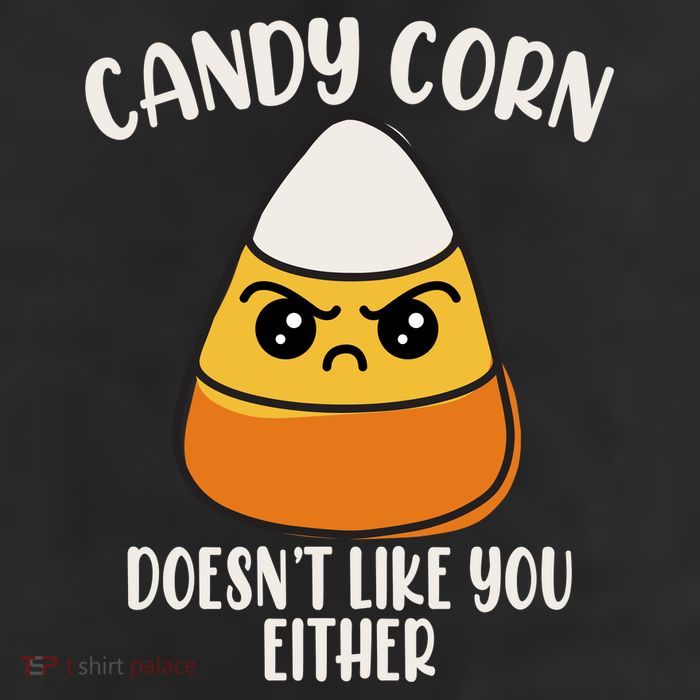 Candy Corn Doesnt Like You Either Funny Halloween 25L Jumbo Tote