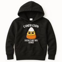 Candy Corn Doesnt Like You Either Funny Halloween Kids Hoodie