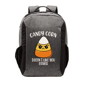 Candy Corn Doesnt Like You Either Funny Halloween Vector Backpack