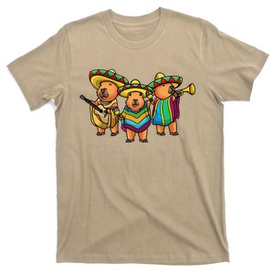 Capybara Cinco De Mayo Mexican Band Musician Women T-Shirt