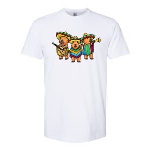 Capybara Cinco De Mayo Mexican Band Musician Women Softstyle CVC T-Shirt