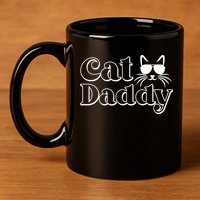 Cool Cat Daddy 11oz C Handle Ceramic Mug