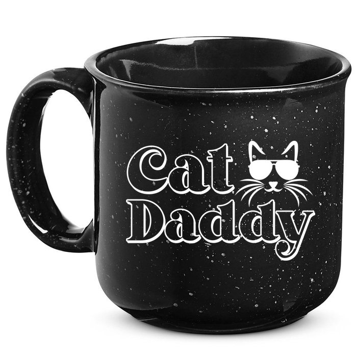 Cool Cat Daddy 15oz Campfire Ceramic Mug