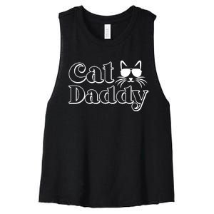 Cool Cat Daddy Women's Racerback Cropped Tank