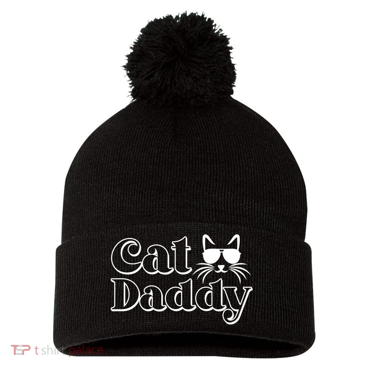 Cool Cat Daddy Pom Pom 12in Knit Beanie
