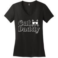 Cool Cat Daddy Women's V-Neck T-Shirt