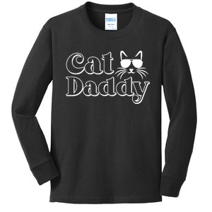 Cool Cat Daddy Kids Long Sleeve Shirt