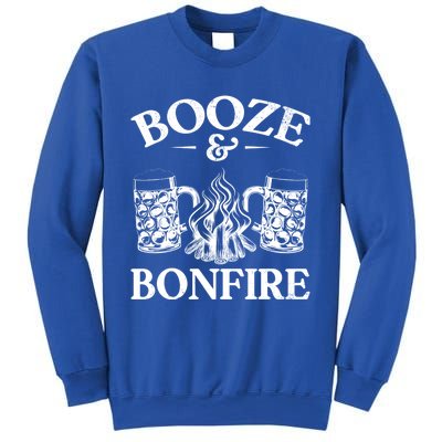 Camping Campfire Drunk Alcohol Beer Booze And Bonfire Gift Sweatshirt