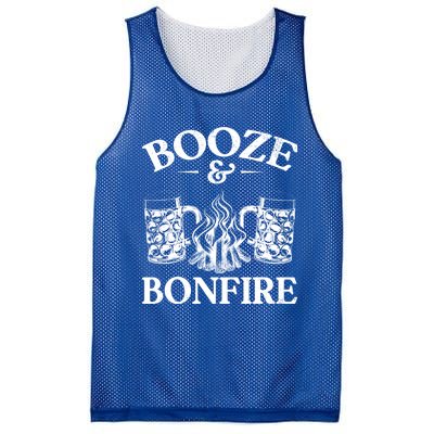 Camping Campfire Drunk Alcohol Beer Booze And Bonfire Gift Mesh Reversible Basketball Jersey Tank