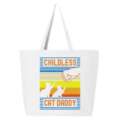 Childless Cat Daddy 2024 For President Matching Parents 25L Jumbo Tote