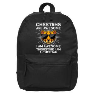 Cute Cheetah Design For Cat Animal Cheetah Lover 16 in Basic Backpack