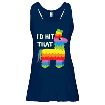 Costume Cinco De Mayo Funny Ideas I'd Hit That Pinata Ladies Essential Flowy Tank