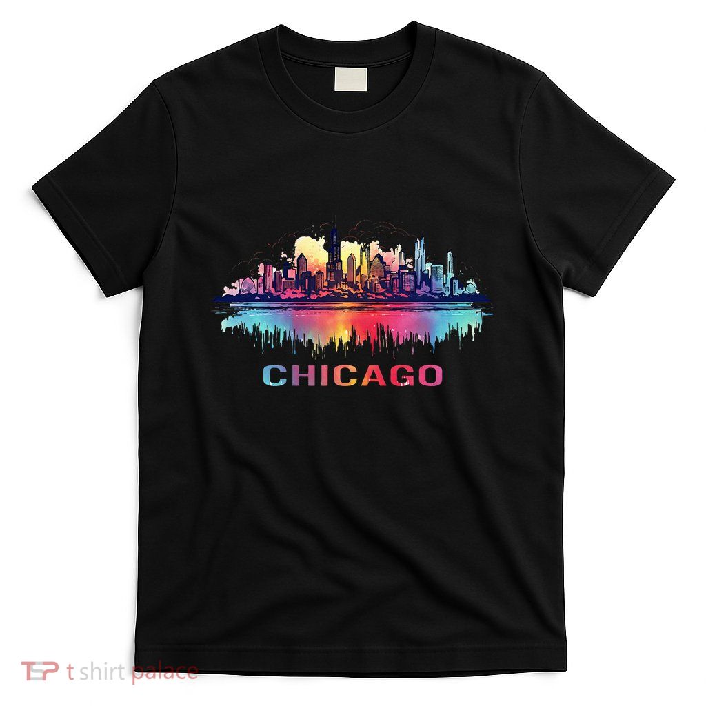 Chicago City Downtown Skyline T-Shirt