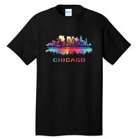 Chicago City Downtown Skyline Tall T-Shirt