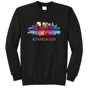 Chicago City Downtown Skyline Tall Sweatshirt