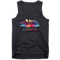 Chicago City Downtown Skyline Tank Top