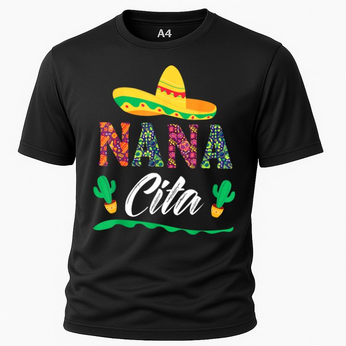 Cactus Cinco De Mayo Costume Mexican Nacho Average Nana Cita Cooling Performance Crew T-Shirt