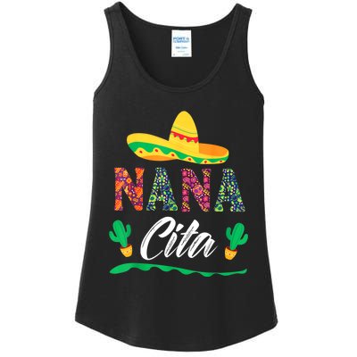 Cactus Cinco De Mayo Costume Mexican Nacho Average Nana Cita Ladies Essential Tank