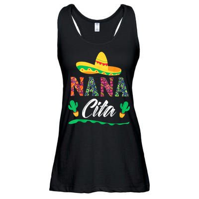 Cactus Cinco De Mayo Costume Mexican Nacho Average Nana Cita Ladies Essential Flowy Tank