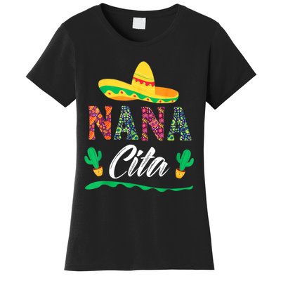 Cactus Cinco De Mayo Costume Mexican Nacho Average Nana Cita Women's T-Shirt