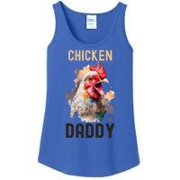 Cool Chicken Daddy Great Gift Chicken Dad Farmer Poultry Gift Ladies Essential Tank