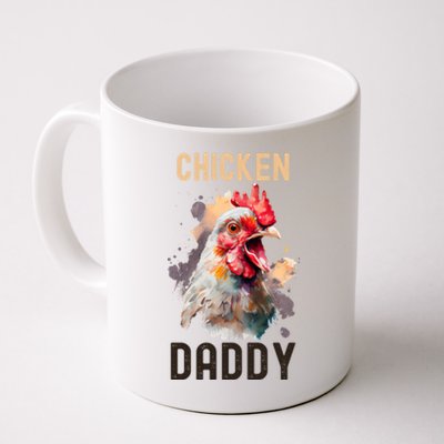 Cool Chicken Daddy Great Gift Chicken Dad Farmer Poultry Gift Coffee Mug