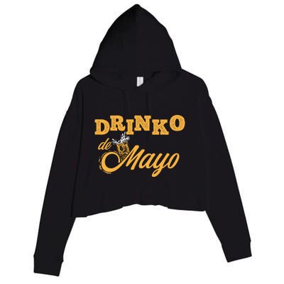 Cool Cinco De Mayo Outfit Mexican Cinco De O De Mayo Gift Crop Fleece Hoodie