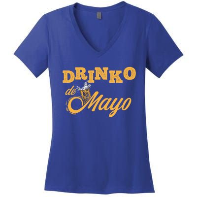 Cool Cinco De Mayo Outfit Mexican Cinco De O De Mayo Gift Women's V-Neck T-Shirt