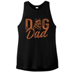 Cane Corso Dog Dad Cane Corso Lover Ladies PosiCharge Tri-Blend Wicking Tank