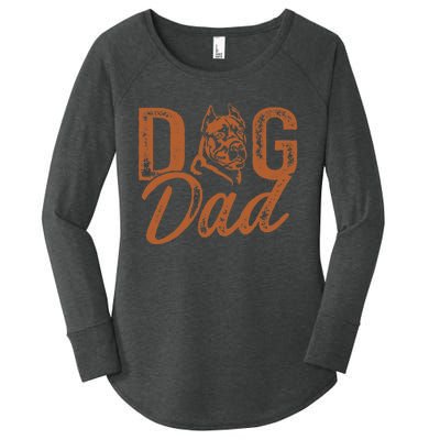 Cane Corso Dog Dad Cane Corso Lover Women's Perfect Tri Tunic Long Sleeve Shirt