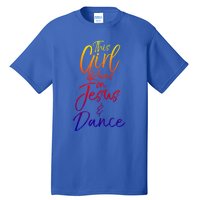 Cute Christian Dancer Gift This Runs On Jesus And Dance Cool Gift Tall T-Shirt