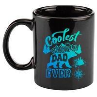 Coolest Camper Dad Ever Bear Camping Fathers Day Meaningful Gift 11oz C Handle Ceramic Mug
