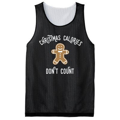 Christmas Calories DonT Count Mesh Reversible Basketball Jersey Tank