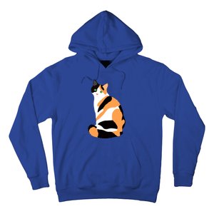 Calico Cat Drawing Calico Lovers Calico Gift Hoodie