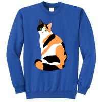 Calico Cat Drawing Calico Lovers Calico Gift Sweatshirt