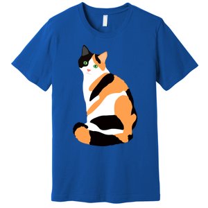 Calico Cat Drawing Calico Lovers Calico Gift Premium T-Shirt