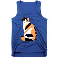 Calico Cat Drawing Calico Lovers Calico Gift Tank Top