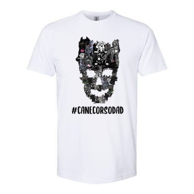 Cane Corso Dad Skull Dog Funny Skeleton Halloween Costume Cool Gift Softstyle® CVC T-Shirt