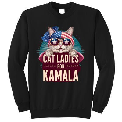 Cute Cat Design Cat Ladies For Kamala Sweatshirt