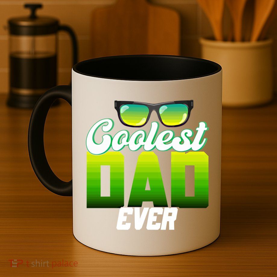 Cute Coolest Dad Around Worlds Coolest Dad Ever Coolest Dad Gift Mug
